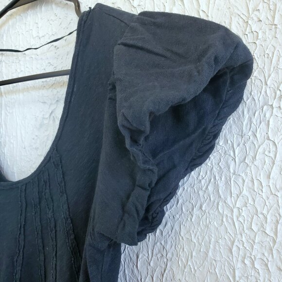 Free People We the Free Tunic Top, Black, Women's Small - Picture 3 of 9